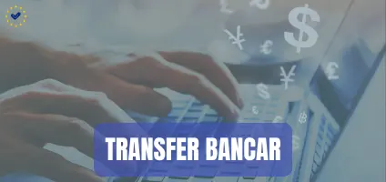 Plată anunț fonduri europene în ziar prin transfer bancar sau OP