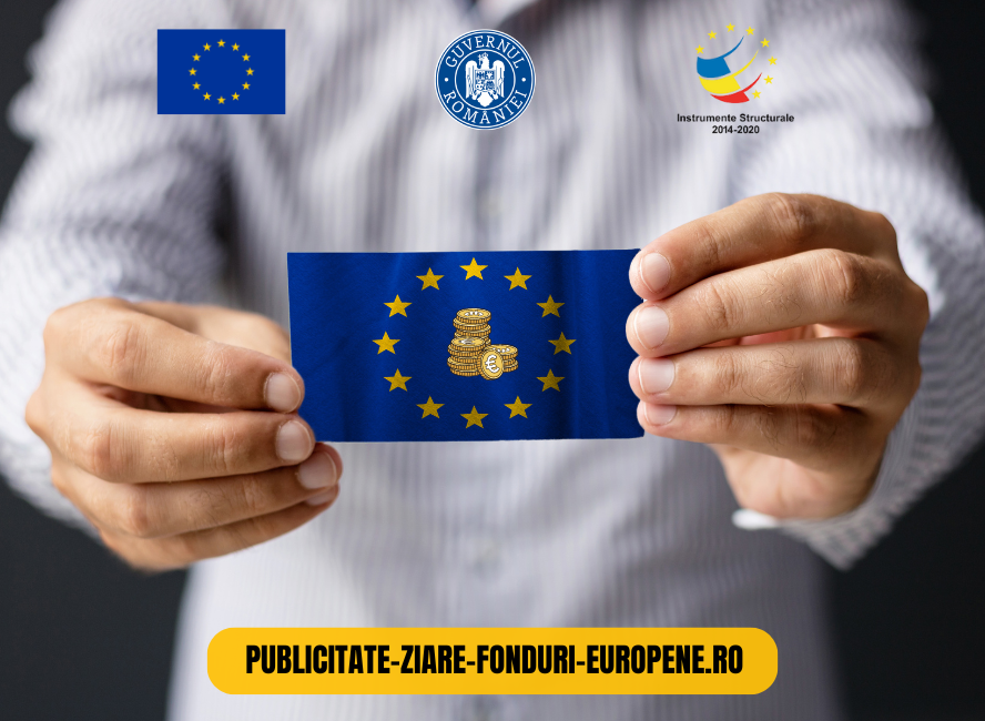 Exemplu de anunț publicat în ziar cu fonduri europene