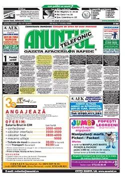 Publicitate fonduri europene în Anuntul Telefonic din Ilfov