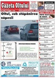 Publicitate fonduri europene în Gazeta Oltului din Olt