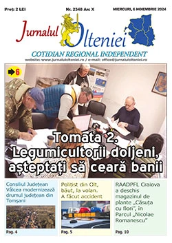 Publicitate fonduri europene în Jurnalul Olteniei din Valcea