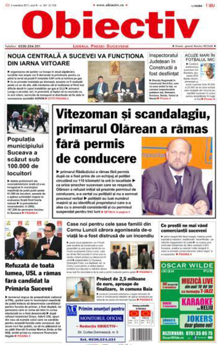 Publicitate fonduri europene în Obiectiv Suceava din Suceava