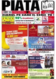 Publicitate fonduri europene în Piata de la A la Z din Cluj