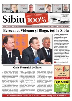 Publicitate fonduri europene în Sibiu 100 din Sibiu